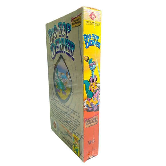 Denver The Last Dinosaur VHS Big Top Denver (1988) RARE Sealed Animation Fantasy - Picture 6 of 9